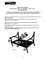 Preview for 1 page of Backyard Creations 2721898 Assembly Instructions