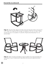 Preview for 8 page of Backyard Creations FRN-913040 Assembly & Care Instructions