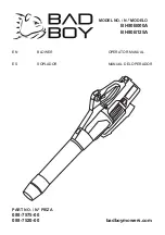 Bad Boy BH80B000A Operator'S Manual preview