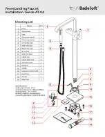 Preview for 3 page of Badeloft AT-04 Installation Manual