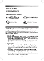 Preview for 2 page of Bahco BCL32IW1 Operating Instructions Manual