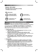 Preview for 121 page of Bahco BCL32IW1 Operating Instructions Manual