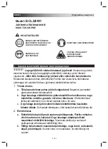 Preview for 131 page of Bahco BCL32IW1 Operating Instructions Manual