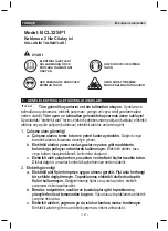 Preview for 121 page of Bahco BCL32SP1 Original Instructions Manual