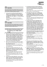 Preview for 15 page of Baier BDB 819 Translation Of The Original Instruction Manual