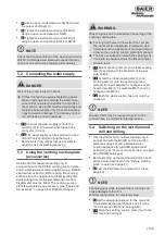 Preview for 43 page of Baier BDB 819 Translation Of The Original Instruction Manual