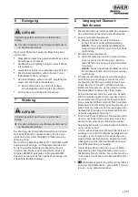 Preview for 25 page of Baier BDB 825 Translation Of The Original Instruction Manual