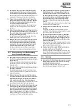 Preview for 11 page of Baier BSM 287 Translation Of The Original Instruction Manual