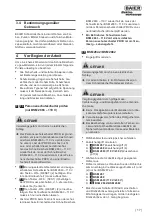 Preview for 17 page of Baier BSM 287 Translation Of The Original Instruction Manual