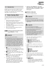 Preview for 29 page of Baier BSM 287 Translation Of The Original Instruction Manual