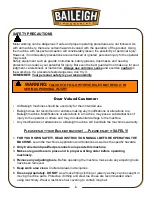 Preview for 7 page of Baileigh Industrial 1019127 Operator'S Manual