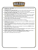 Preview for 8 page of Baileigh Industrial 1021650 Operator'S Manual