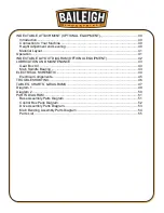 Preview for 3 page of Baileigh Industrial B8085 Operator'S Manual