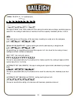 Preview for 34 page of Baileigh Industrial BS-350SA Operator'S Manual