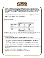 Preview for 21 page of Baileigh Industrial IP-1306 Operator'S Manual