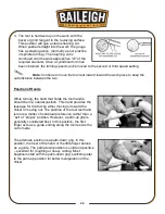 Preview for 36 page of Baileigh Industrial WL-1218VS Operator'S Manual