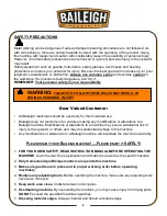 Preview for 8 page of Baileigh DBG-62 Operator'S Manual