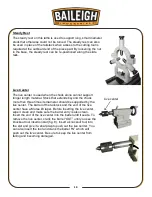 Preview for 22 page of Baileigh PL-1340E-1.0 Operator'S Manual