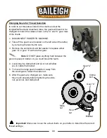 Preview for 31 page of Baileigh PL-1340E-1.0 Operator'S Manual