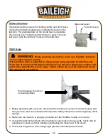 Preview for 36 page of Baileigh PL-1340E-1.0 Operator'S Manual