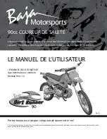 Preview for 2 page of Baja motorsports Dirt Runner 90cc Owner'S Manual