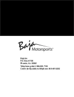 Preview for 66 page of Baja motorsports Dirt Runner 90cc Owner'S Manual