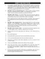 Preview for 4 page of Baja Products Whitewater XS Owner'S Manual