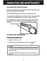 Preview for 20 page of Bajaj Motorsport DB30 Mini Bike Owner'S Manual