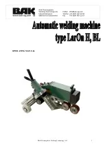 BAK LarOn H Operating Manual preview