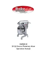 Bake Max BMPME20 Operation Manual preview