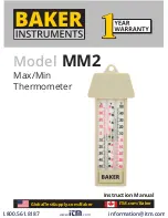 Baker MM2 Instruction Manual preview