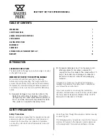 Preview for 3 page of Bakers Pride BPHHP-212i Operation Manual