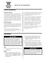 Preview for 8 page of Bakers Pride BPHHP-212i Operation Manual