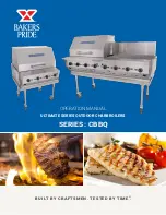 Bakers Pride Dante CBBQ-30S Operation Manual preview