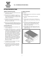 Preview for 6 page of Bakers Pride Dante CH-14 Operation Manual