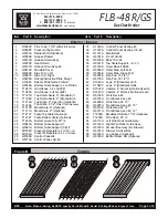 Preview for 3 page of Bakers Pride Dante FLB-48R/GS Parts List