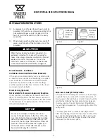 Preview for 7 page of Bakers Pride GP-52 Double Operation Manual