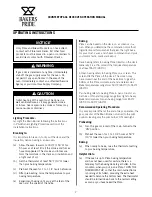 Preview for 9 page of Bakers Pride GP-52 Double Operation Manual