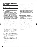 Preview for 4 page of Balance BALANCE KH 5557 Operating Instructions Manual