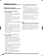 Preview for 28 page of Balance BALANCE KH 5557 Operating Instructions Manual