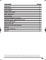 Preview for 3 page of Balance Curler Set KH 1804 Operating Instructions Manual