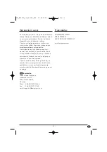 Preview for 34 page of Balance KH 5522 Operating Instructions Manual