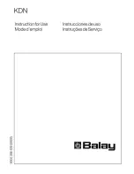 BALAY 3FFB3400 Manual preview