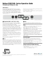 Balboa GS100 Operation Manual preview