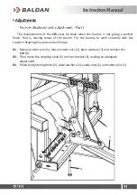 Preview for 39 page of Baldan CRI Instruction Manual