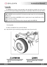 Preview for 21 page of Baldan DCF-CO Instruction Manual