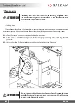 Preview for 82 page of Baldan DCF-CO Instruction Manual