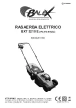 Balex BXT 3210 E User Manual preview