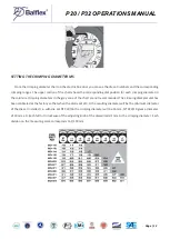 Preview for 13 page of Balflex P20 Operation Manual