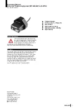 Preview for 5 page of Balluff BIP AD0-B014-01-EP02 Operating Manual